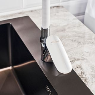 Смеситель для кухни BOOU B8274-10F-E306A хром/белый