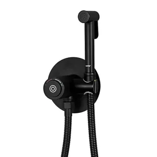 Гигиенический душ со смесителем Gappo G7288-6 чёрный