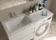 Раковина над стиральной машиной Эстет Даллас ФР-00002166 Л 130см белый