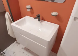 Раковина Эстет Каре Люкс ФР-00005713 80см белый