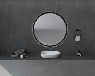 Раковина ABBER Stein AS2620 60см белый матовый