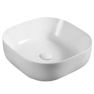 Раковина накладная Azario 43х43х13.5 фаянс (AZ41288)