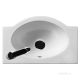 Полукруглая раковина Santek Форум 45 отверстие под смеситель справа 1WH110545