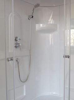 Душевая кабина Royal Bath BP левая стекло матовое 100x80см RB8100BP1-M-L