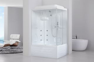 Душевая кабина Royal Bath BP левая стекло прозрачное 120x80см RB8120BP2-T-L