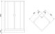 Душевой уголок Royal Bath HP 90x90см белый RB90HP-C