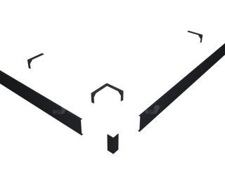 Экран для душевого поддона RGW N/ST-21 G 50231580-02 80x100см графит