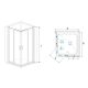 Душевой уголок RGW SV-81B 900х900х1950
