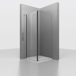 Боковая панель RGW Z-050-3B 352205308-14 80см чёрный