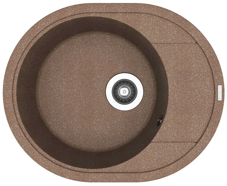 Кухонная мойка Florentina Родос 580 коричневый