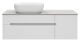 Подвесная тумба под раковину Misty Роял 120см белый