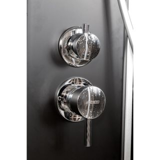Душевая кабина Deto L 810 с электрикой BLACK 100х100х215 см