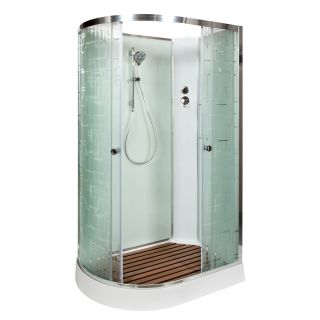 Душевая кабина Deto ЕМ1512 L с гм. и эл. 120х80х220 см