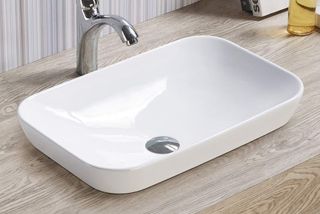 Раковина чаша Velvex E408D, белый