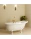 Ванна из искусственного камня Фэма Стиль Салерно на опорах белых 168x65 см