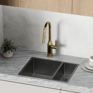 Смеситель для кухни Sancos Grand SC4002BG брашированное золото