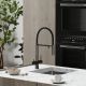 Смеситель для кухни Sancos Imola SC4010GG воронёная сталь