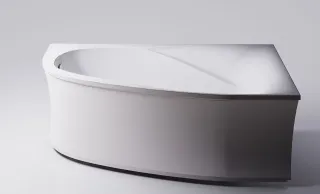 Ванна из искусственного камня Astra-Form Селена 01010040 правая 170x100 см белый глянец