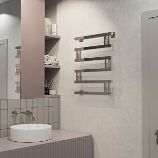 Полотенцесушитель электрический Indigo Muza DGM60-50Rt 60x50 см хром