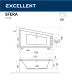 Ванна акриловая EXCELLENT Sfera 170x100 (правая)