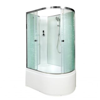 Душевая кабина Deto ЕМ4511 L N (без крыши) 110х80х208 см