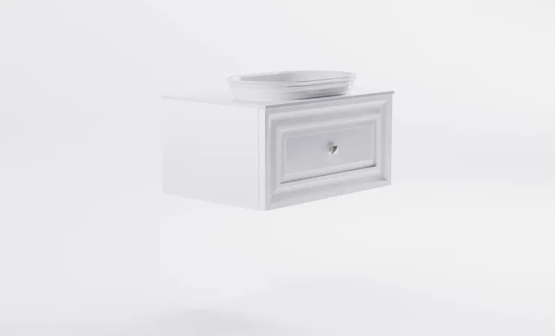 Тумба с раковиной Astra-Form Шарм 4631177713378 70 см белый матовый