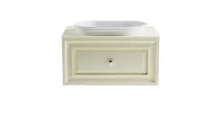 Тумба с раковиной Astra-Form Шарм 4631177715037 80 см бежевый матовый
