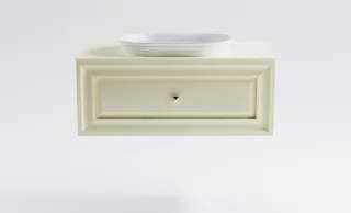 Тумба с раковиной Astra-Form Шарм 4631177715099 90 см бежевый матовый