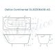 Ванна чугунная Delice Continental DLR230640R-AS 120х70 с отверстиями под ручки и антискользящим покрытием