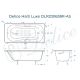 Ванна чугунная Delice Haiti Luxe DLR230638R-AS 170х80 с отверстиями под ручки и антискользящим покрытием