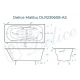 Ванна чугунная Delice Malibu DLR230608-AS 170x70 с антискользящим покрытием