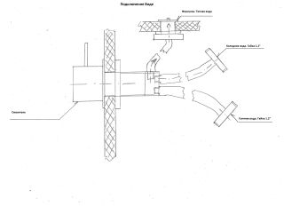 Унитаз-моноблок Laguraty 071AC с функцией биде и смесителем белый