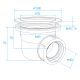 Сифон для душевых поддонов RGW S-10 90 мм