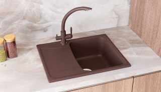 Кухонная мойка Ulgran Classic U-201-308 чёрный