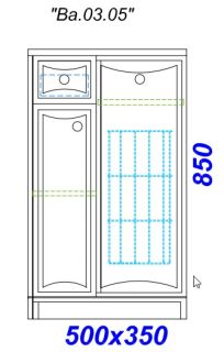 Тумба Aqwella Барселона Ba.03.05