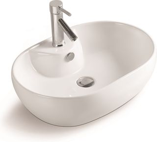 Раковина накладная SantiLine SL-1023 60см белый