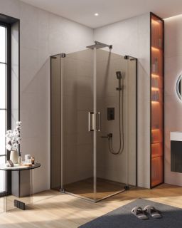 Душевой уголок CEZARES SLIDER-AH-2-70/80-90/100-BR-GM