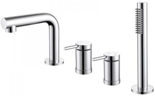 Смеситель на борт ванны ABBER Emotion хром AF8813