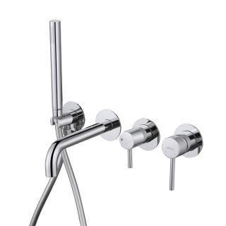 Встраиваемый смеситель для ванны ABBER Wasser Kreis AF8130 хром