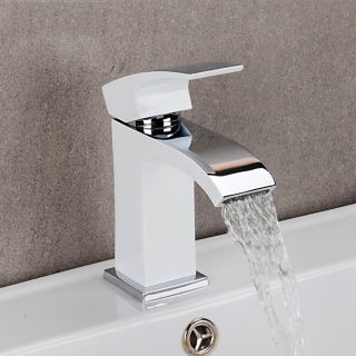 Смеситель для раковины Gappo G1007-8 белый/хром