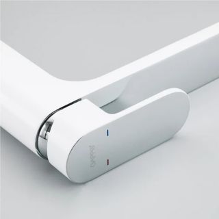 Смеситель для раковины Gappo G1083-82 белый/хром