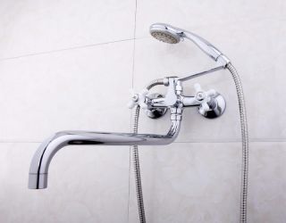 Смеситель для ванны и душа Frap F2618 хром