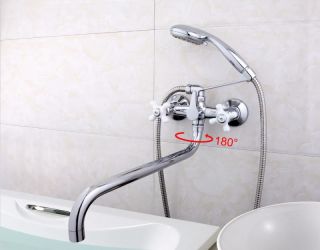 Смеситель для ванны и душа Frap F2618 хром