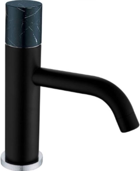 Смеситель для раковины Boheme Stick чёрный 121-B-MR-B