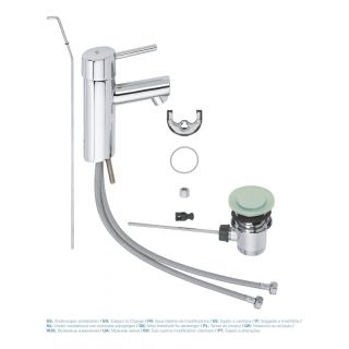 Смеситель для раковины GROHE Concetto 32204001 хром