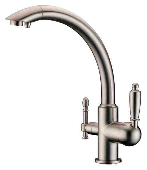 Смеситель для кухни ZORG Sanitary ZR 314 YF-33 NIСKEL