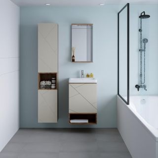 Ниша для тумбы Бриклаер Кристалл 4627125416842 50 см дуб крафт табачный