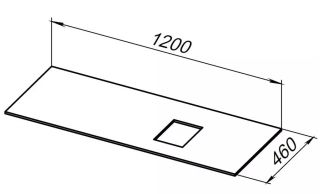 Столешница Allen Brau  Infinity 1.21014.G-S серый