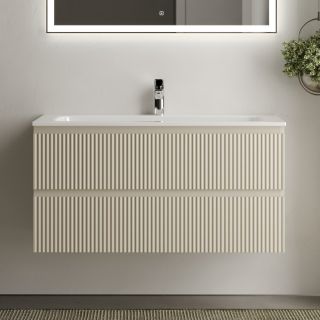 Подвесная тумба под раковину Sancos Snob R SNR100CE 100см Beige Soft