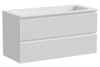 Подвесная тумба под раковину Sancos Snob R SNR100W 100см Bianco